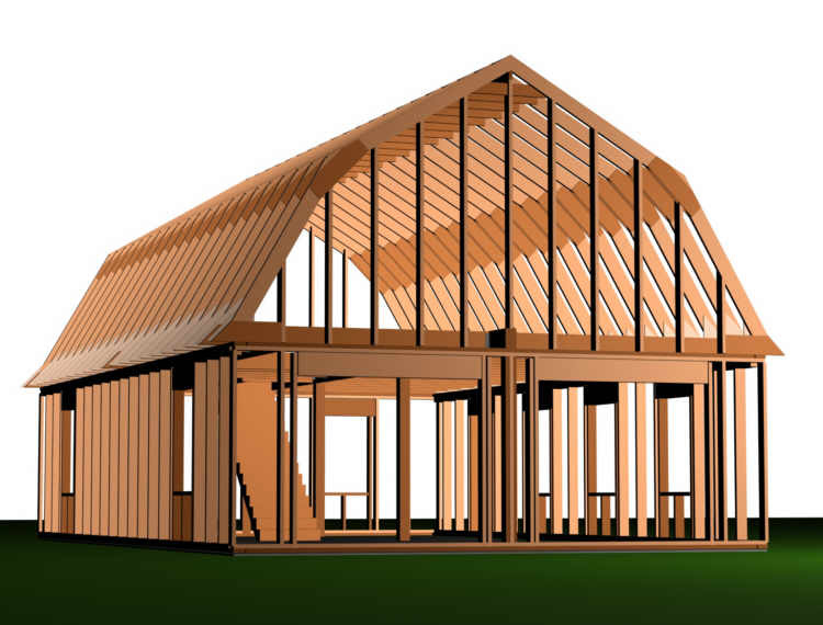 scle: 24x24 shed plans free