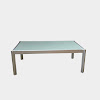 Glass Coffee Table Modern : Meihua Modern Glass Coffee Table / Glass coffee table for living room, 39.4 l x 19.7 w x 13.8 h, 0.5 thicken tempered clear coffee table, small modern coffee table glass with safe rounded edges from furnity (clear glass) $139.99.