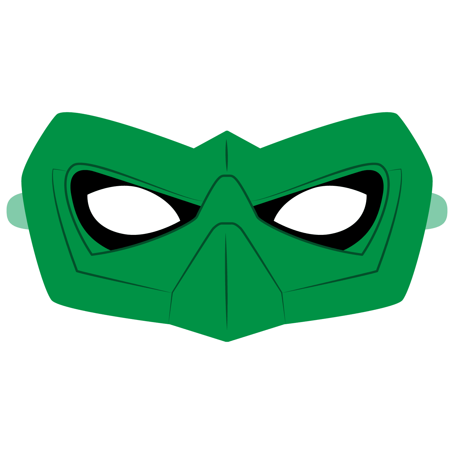 Biała maska nietoperza masquerade wysokiej jakości żywica, gładkie gotowy do malowania z wszelkiego rodzaju malarstwo, bardzo łatwe do barwienia! Szablon Maski Green Lantern Zabawki Z Papieru Do Wydrukowania