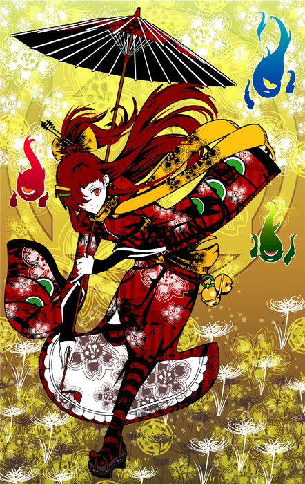 ダウンロード済み クール 女子 かっこいい 和風 女 イラスト キャメルウォール