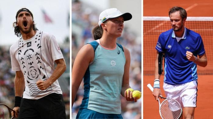 Le programme de lundi à Roland-Garros : Medvedev et Tsitsipas vont devoir hausser le ton, Swiatek seule rescapée du Top 10