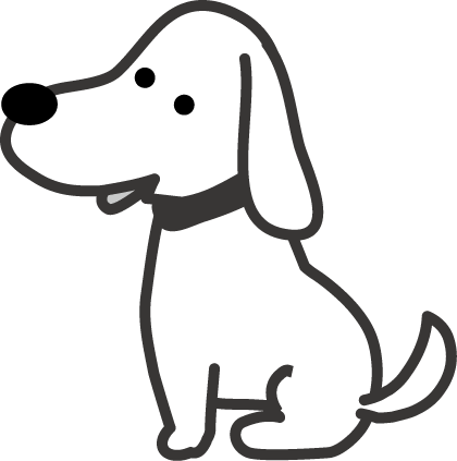 最高犬 イラスト 無料 白黒 最高の動物画像