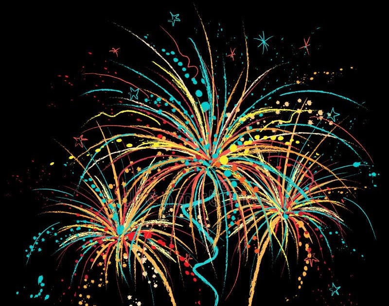 Juegos Artificiales Dibujos - Fuegos Artificiales Dibujo ...