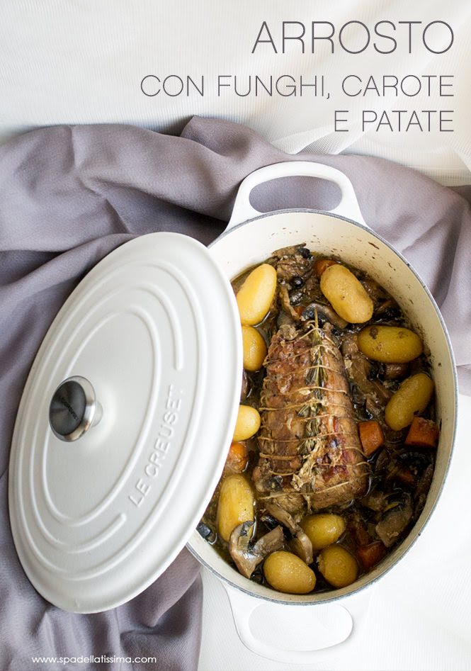 Scaloppine ai funghi (champignon, porcini o misto funghi) | kikakitchen. Arrosto Di Vitello Con Funghi Carote E Patate Spadellatissima