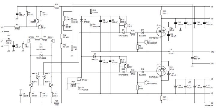 Populer Pcb Power Clas D, Skema Pcb