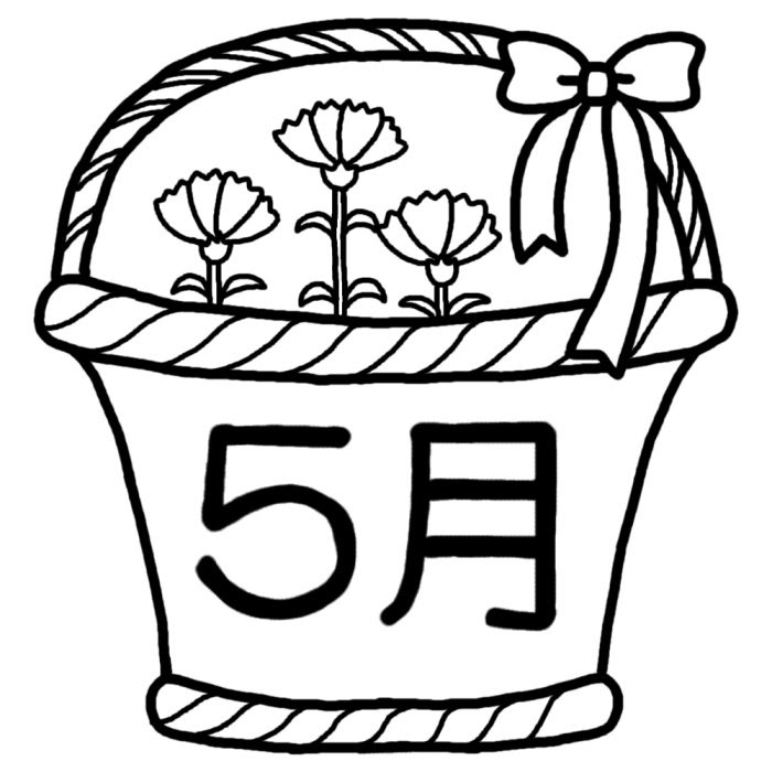 動物画像無料 ロイヤリティフリー5 月 イラスト 白黒