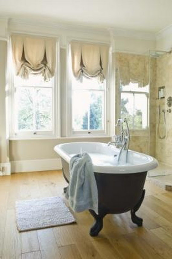 Also, provides the perfect illusion a bigger space, style, and possible function. Curtains Bathroom Window Ideas