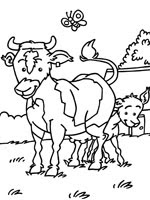 Coloriage Magique Addition Coloriage Vache Et Veau