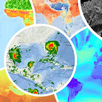 image collage of GIS data