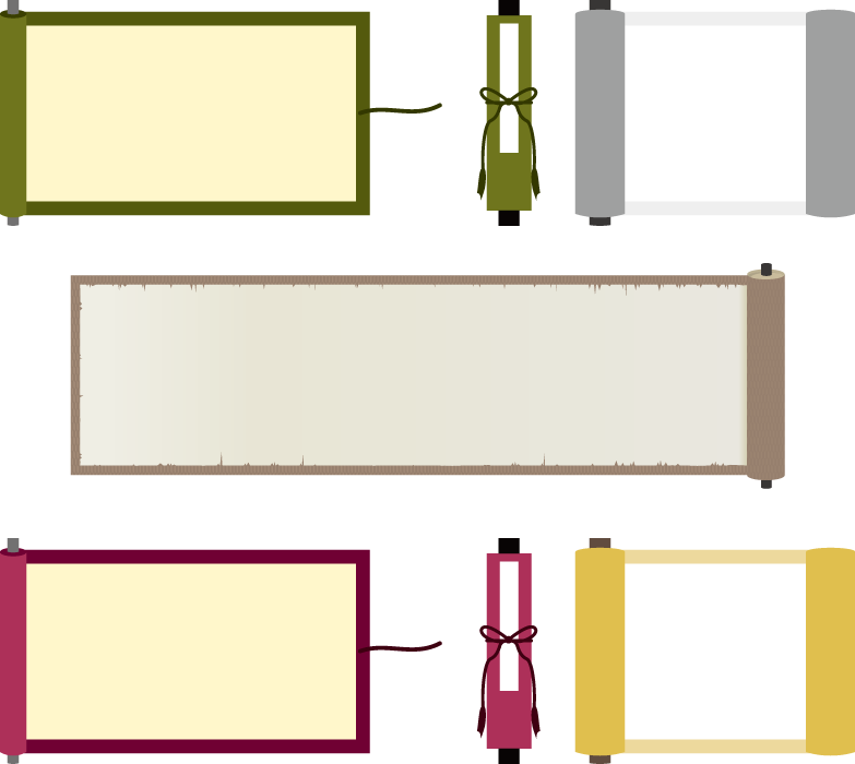 Japan Image 巻き物 イラスト