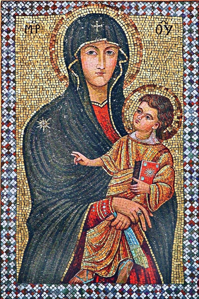 Our Lady, protectress of the Roman People - unknown artist