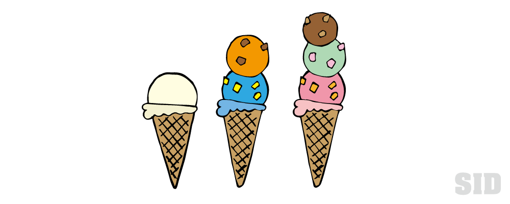 無料イラスト画像 上アイス クリーム の イラスト