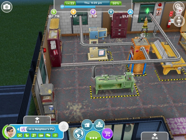 Where Is The Neighbors Woodworking Bench In Sims Freeplay 