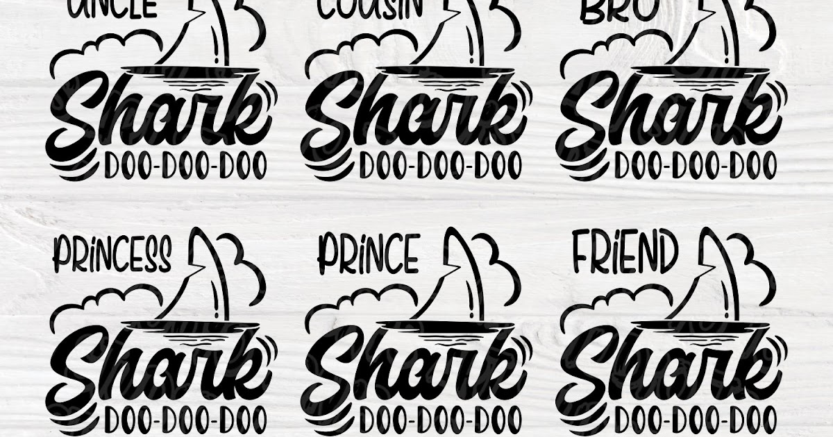 Download Shark Family Svg Free - Layered SVG Cut File