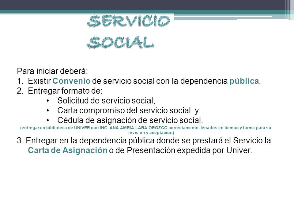 Carta De Solicitud Servicio Social m Carta De