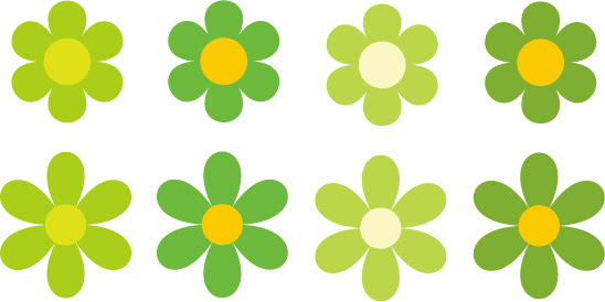驚くばかり花 壁面 型紙 最高の花の画像