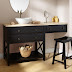 48 Inch Bathroom Vanity With Makeup Table / 82 De Soto Double Vanity With Makeup Table Burnished Mahogany Vanities / Makeup tables make for a leaner bathroom vanity copper cove encore 86 double bathroom vanity set in bright white with makeup table 301 v86 bw du 3car from james martin furniture in a large master bathroom it can be easy to overload on the cabinetry.
