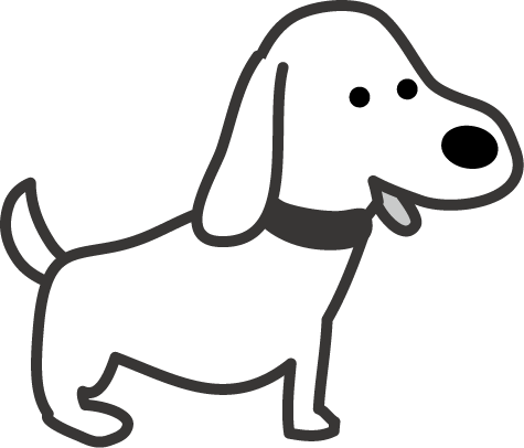 無料印刷可能犬 イラスト 無料 白黒 ただのディズニー画像