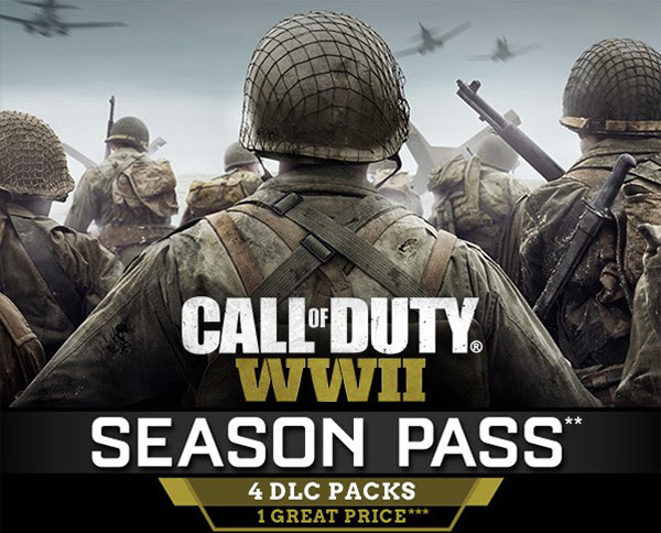 CALL OF DUTY(R) WWII SEASON PASS** 4 DLC PACKS 1 GREAT PRICE***
