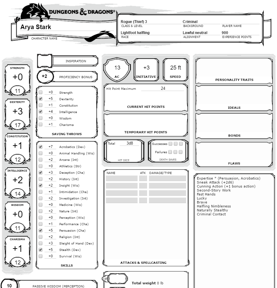 invaluable dd 5e printable character sheet kuhn blog