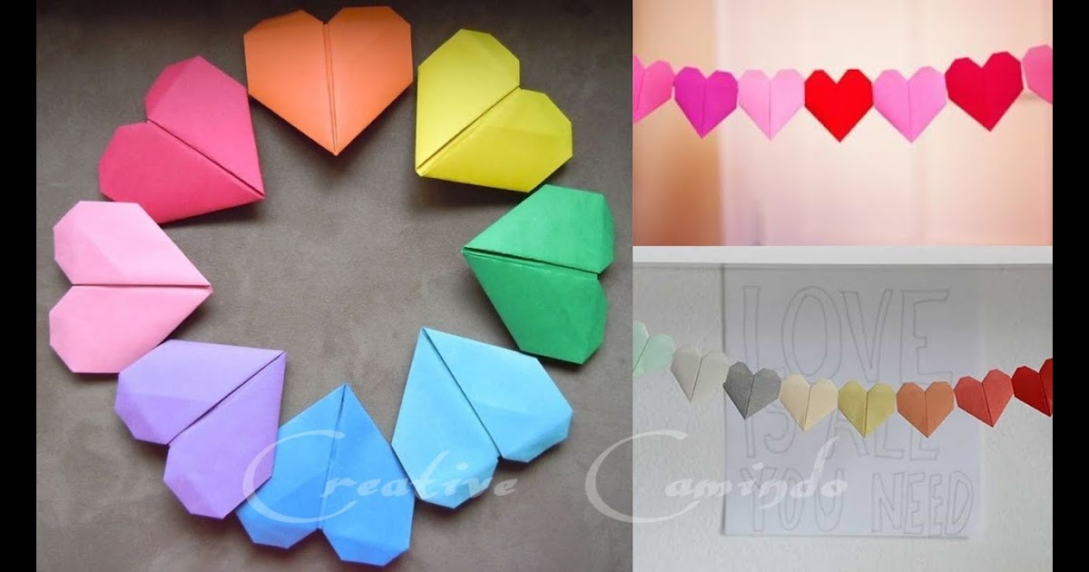  Cara  Membuat  Origami  Love  Cara  membuat  love  hati dari 