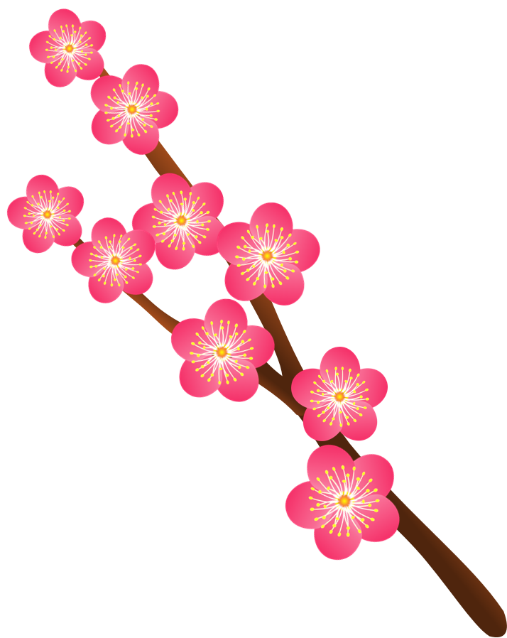 すべての動物の画像 トップ100梅の枝 イラスト