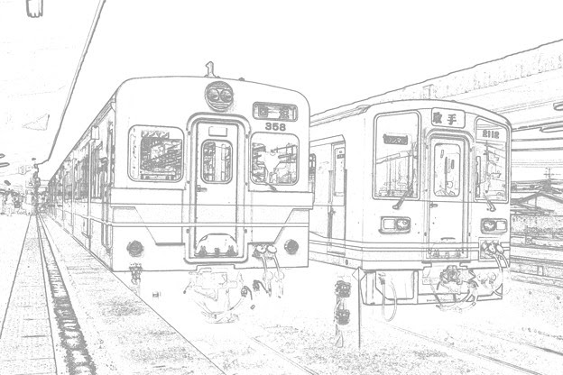 最も検索された 電車 の 塗り絵 Kaigonurie