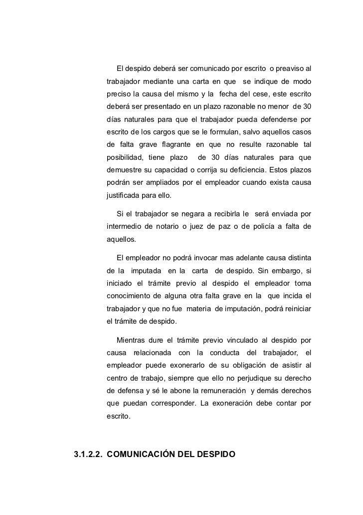 Carta De Exoneracion De Cargos - Best Quotes l