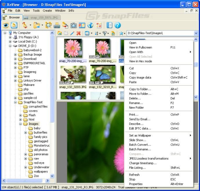 Xnview Full : Xnview 1.90.2 for windows full : singticzia : Best photo viewer, image resizer ...