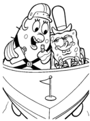 Printable spongebob halloween coloring pages. Sponge Bob Coloring Pages Free Coloring Pages