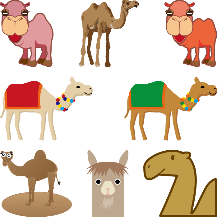 動物の画像について 最新ラクダ イラスト 顔
