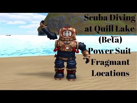 Scuba Diving At Quill Lake Beta Power Suit Items Location Scuba Diving For Dummies - roblox quill lake power cell