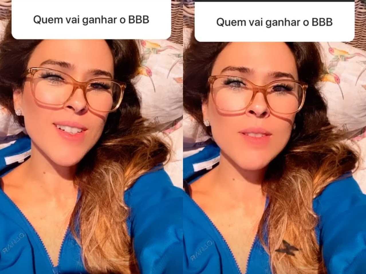 Tatá Werneck opina sobre pódio do 'BBB 21': 'Julliers, Gilers e Camillers'