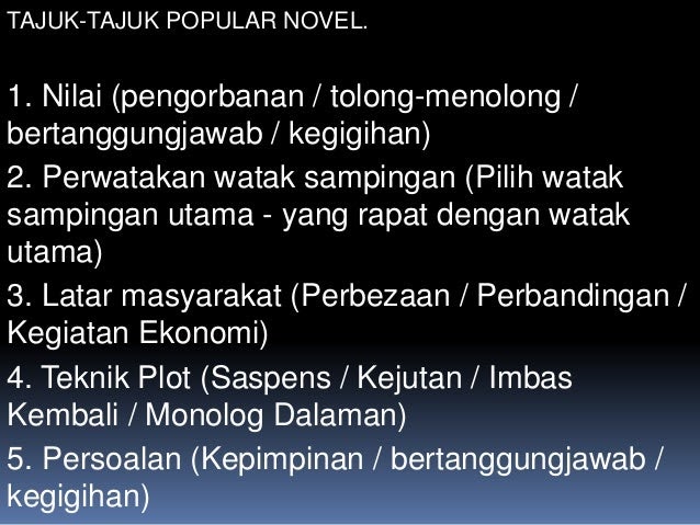 Contoh Soalan Teknik Plot Novel Silir Daksina - Sabias g