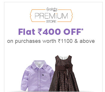 FirstCry Premium Store | Flat Rs. 400 OFF* on purchases worth Rs. 1100 & above | Coupon: ANVPREMIUM