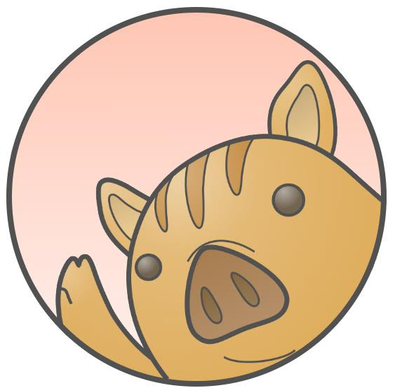 最高のイラスト画像 新着うり坊 イラスト 無料