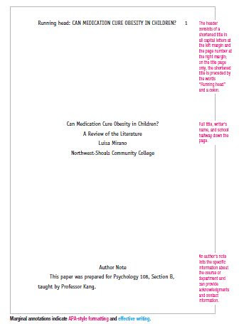 How to organize the main body using section. Writing A Paper In Apa Format Sample Bentrideronline Com