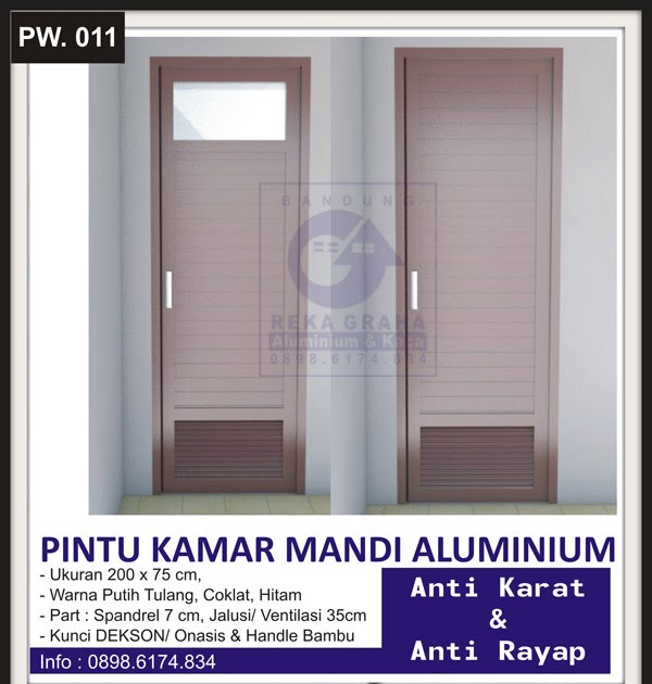 Terpopuler Gambar Pintu  Wc  Aluminium