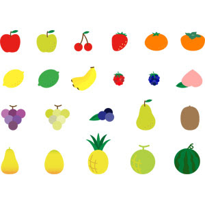 最新のhd野菜 果物 イラスト 無料 最高の動物画像