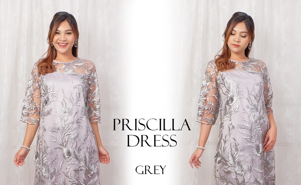 Model Gaun Pesta Brokat Lengan Panjang / Model Kebaya ...