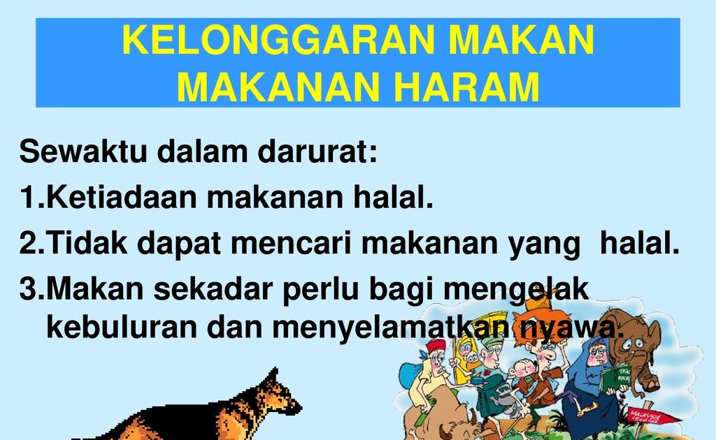 Makanan Yang Halal Dan Haram Menurut  Islam 