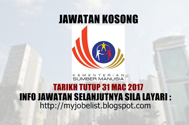 Kementerian keuangan republik indonesia (disingkat kemenkeu ri) adalah kementerian negara di lingkungan pemerintah indonesia yang membidangi urusan keuangan dan kekayaan negara, kementerian keuangan berkedudukan di bawah dan bertanggungjawab kepada presiden. Jawatan Kosong Di Kementerian Sumber Manusia Mohr 31 Mac 2017 Isketambola Isketambola