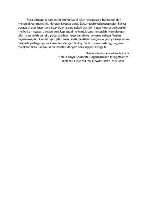 May 23, 2010 · kemalangan jalan raya yang berlaku di negara ini meningkat dari semasa ke semasa. Rumusan Kemalangan Flip Ebook Pages 1 2 Anyflip Anyflip
