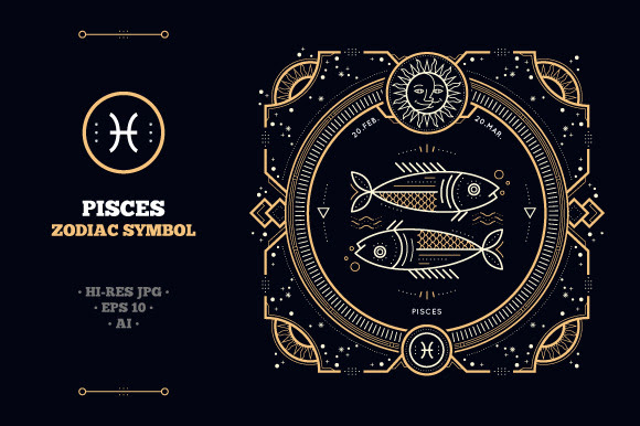30 Gambar  Tato  Zodiak Pisces