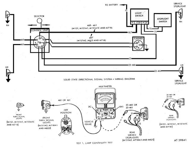 Willy Jeep Turn Signal Wiring Diagram - Complete Wiring ...