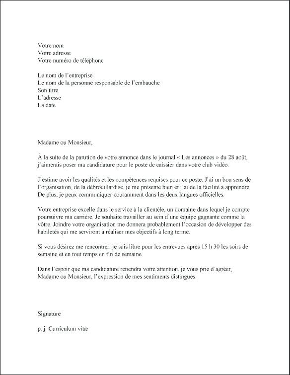 Exemple Lettre Motivation Vendeuse Boulangerie Sans Experience  herdakux