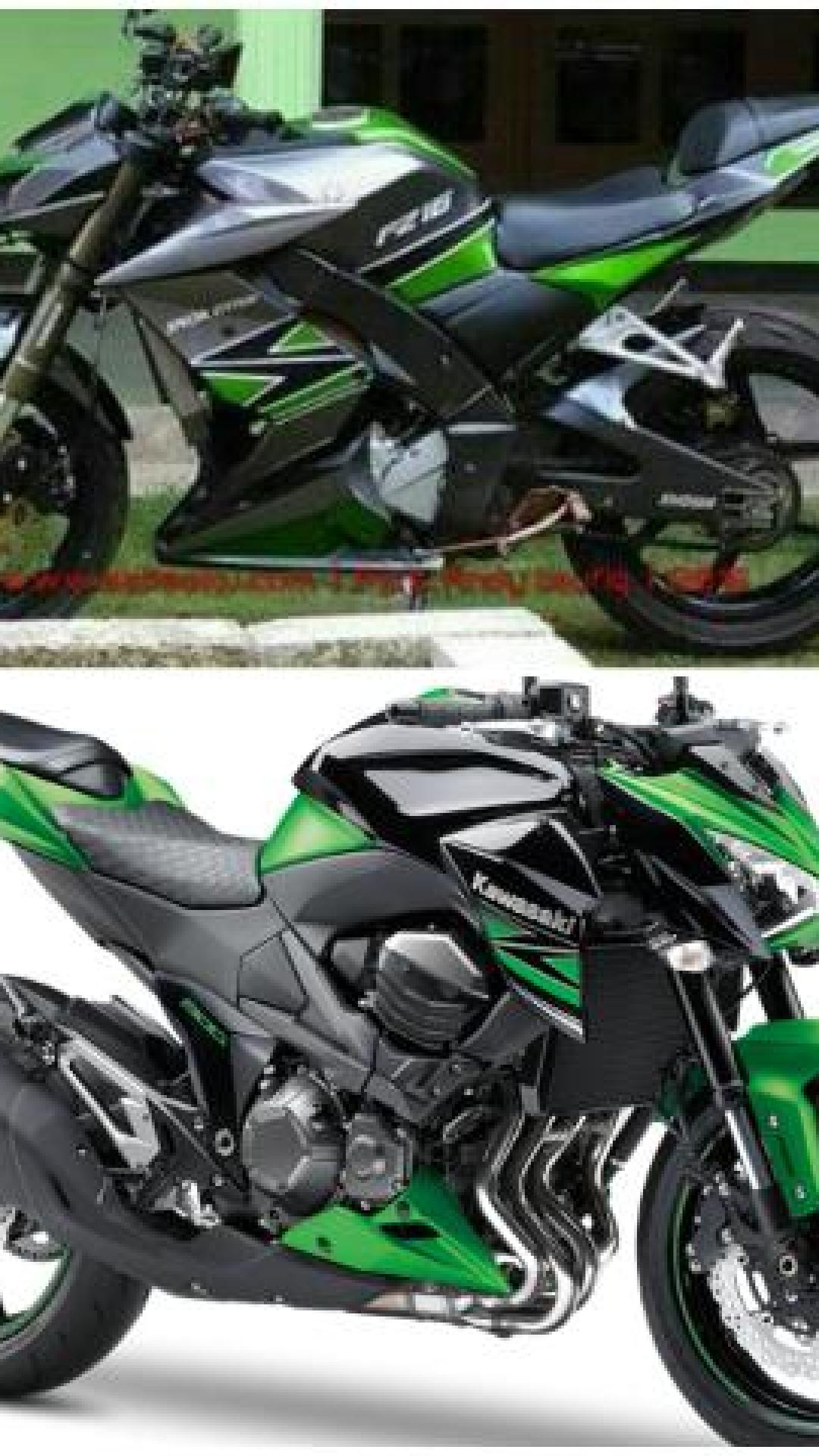 Gambar Modifikasi Kawasaki Z800 Touring Pangeran Modifikasi