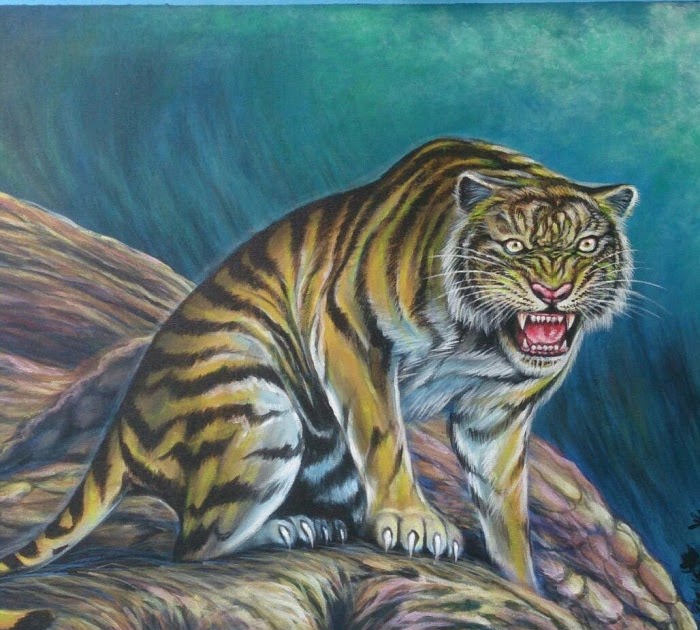 20 Inspirasi Lukisan Macan Siliwangi Nico Nickoo