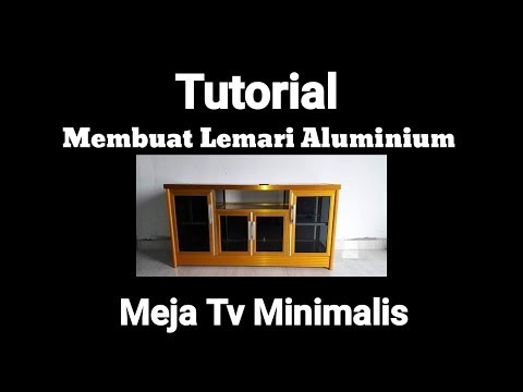 Terupdate Meja  Tv Aluminium  minimalis  terbaru 