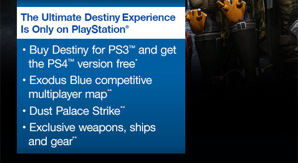 The ultimate Destiny expierence is only on PlayStation